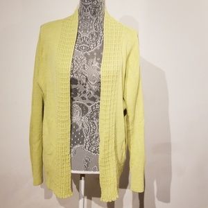De Taille Light Green Cardigan Sweater